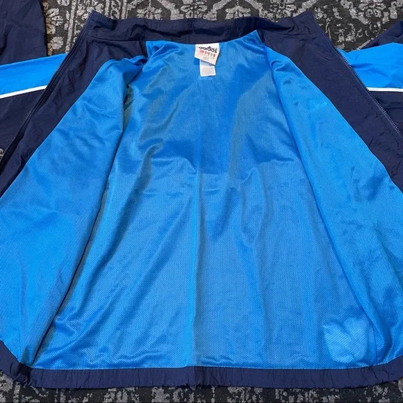 Vintage Adidas Blue Windbreaker Mens Size M - Picture 4 of 7